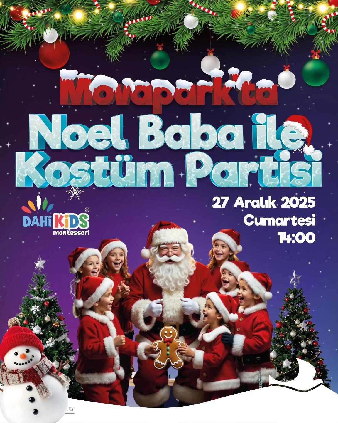 Movapark’ta Noelbaba ile Kostüm Partisi